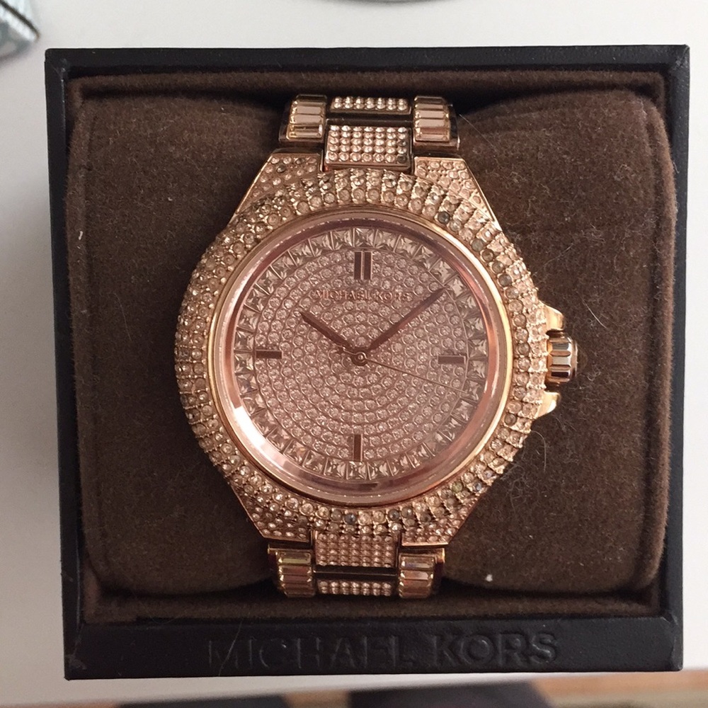 *reduced* Michael Kors rose gold watch MK 5862
